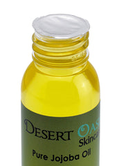Desert Oasis Skincare bottle near sink illustrating easy daily skincare use