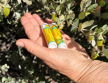 Desert Oasis Skincare open tube texture showing smooth balm for easy application