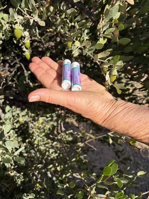 Desert Oasis Skincare open tube showing smooth balm texture for conditioning