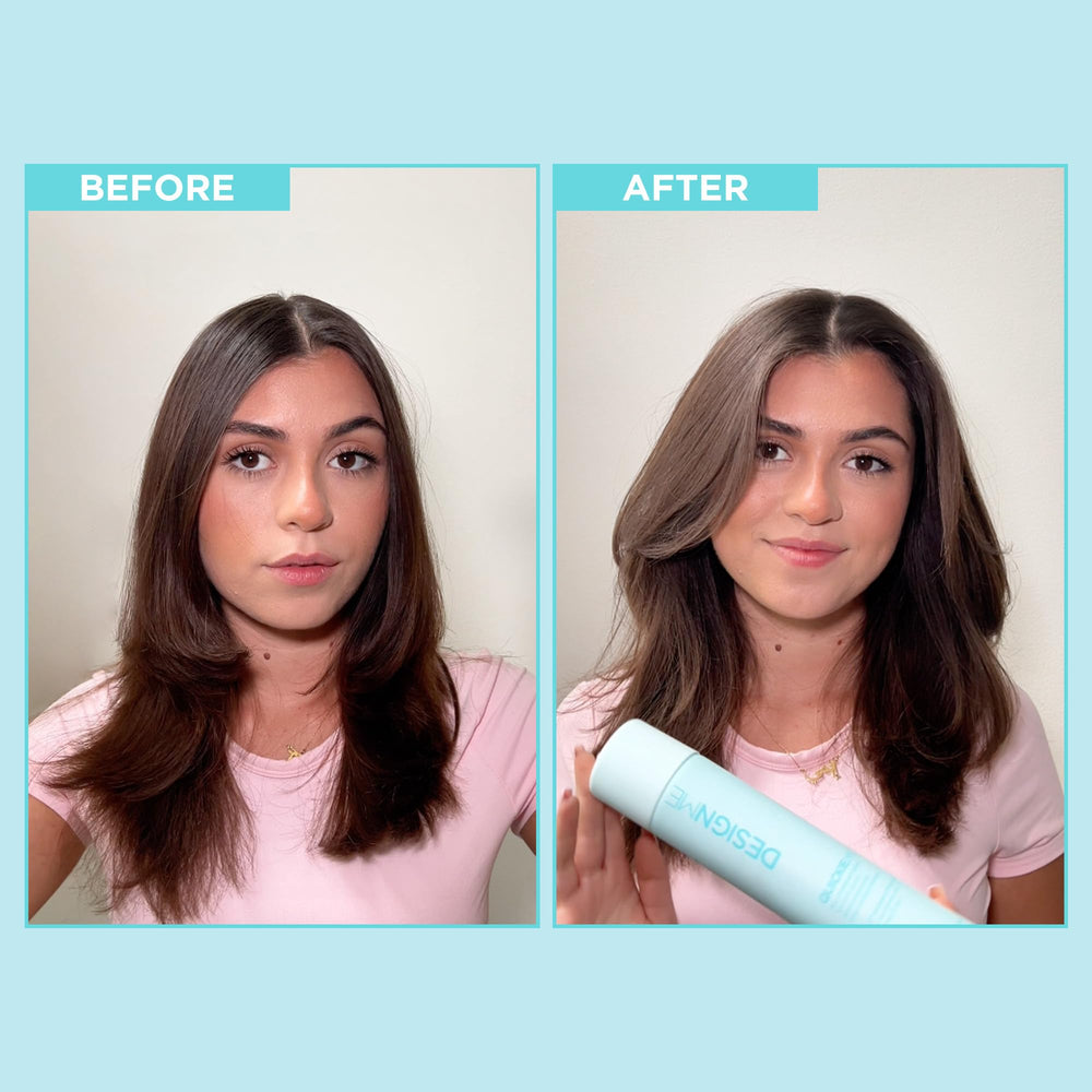 Design.Me QUICKIE.ME spray action close-up demonstrating precise application benefit