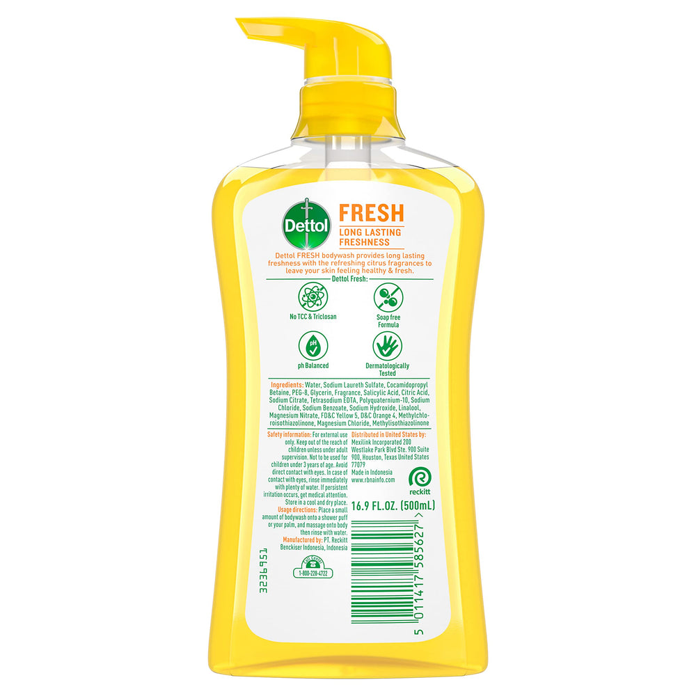 Dettol bottle cap and pump detail enabling easy dispensing