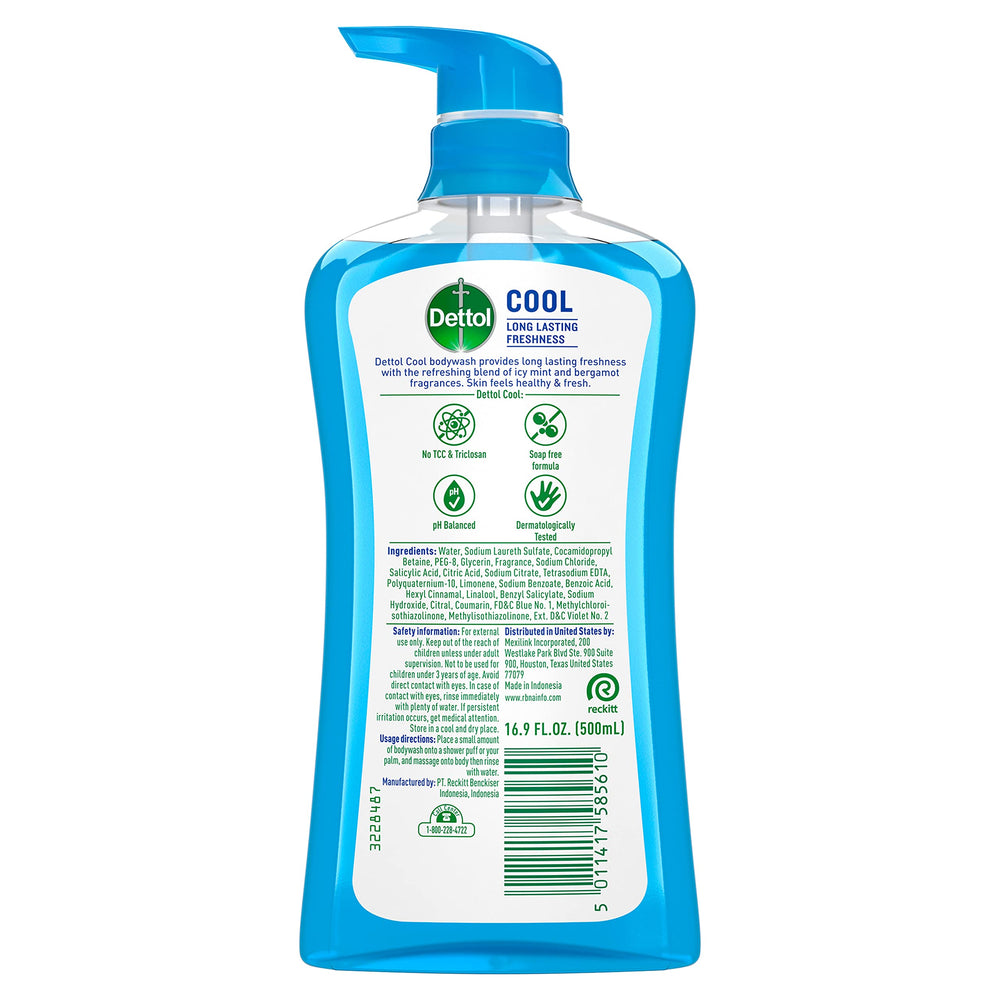 Dettol label close-up readable branding and ingredient clarity benefit