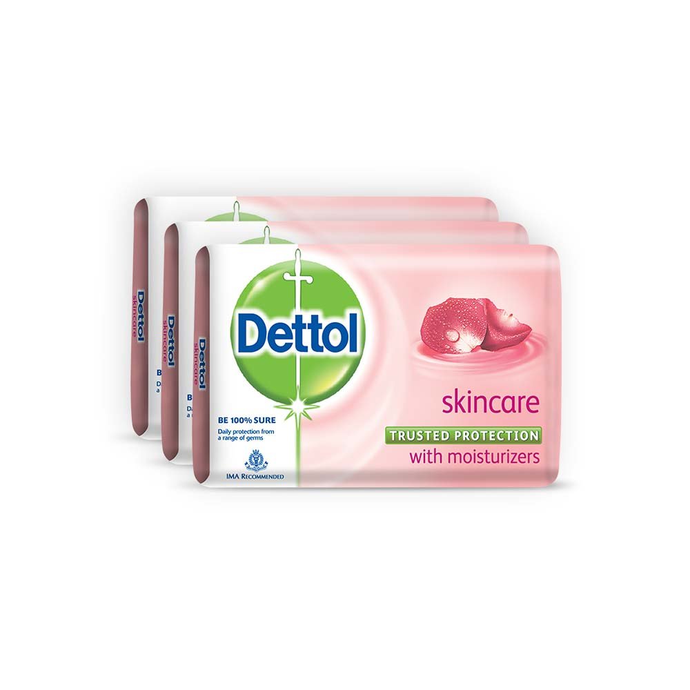 Dettol skincare front packaging showing brand and gentle protection