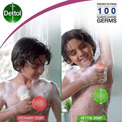 Dettol soap on draining dish demonstrating quick drying for longevity