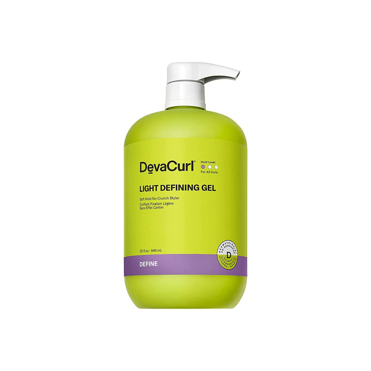 DevaCurl front packaging showing Bright Breeze and soft-hold benefit
