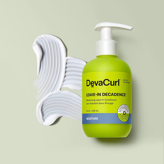 DevaCurl pump close-up highlighting easy-dispense design and controlled application
