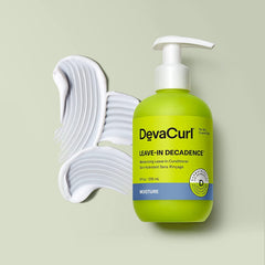 DevaCurl pump close-up highlighting easy-dispense design and controlled application