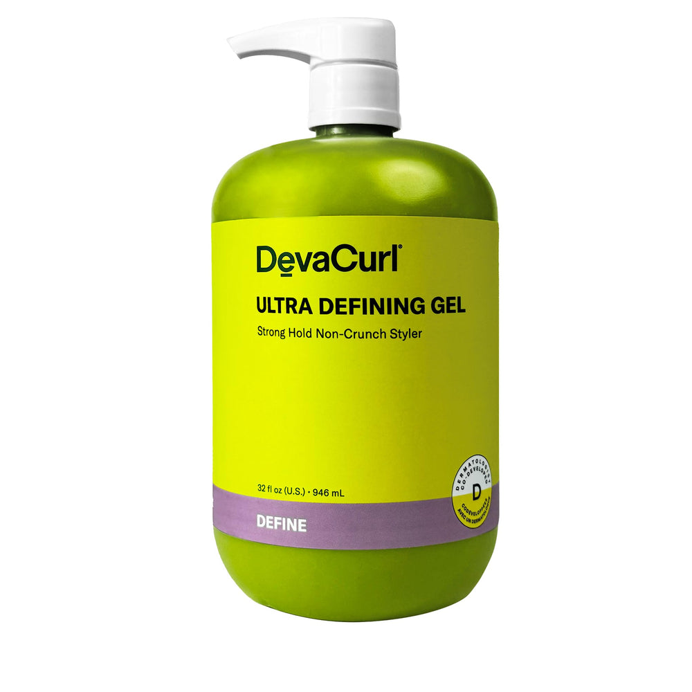 DevaCurl front bottle view showing product and label for clear identification and confidence
