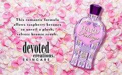 Devoted Creations on model delivering deep, dewy bronzed skin for radiance