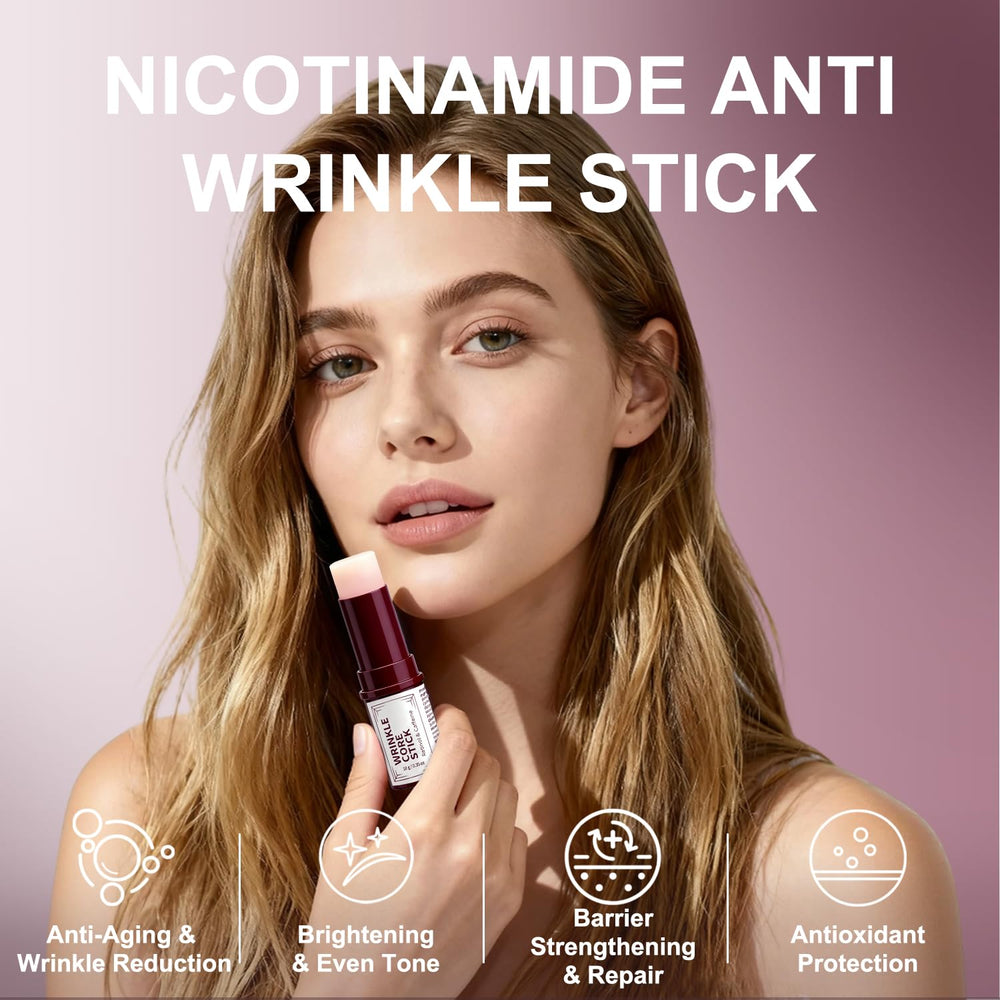 Devyonder stick being applied under-eye to reduce puffiness quickly