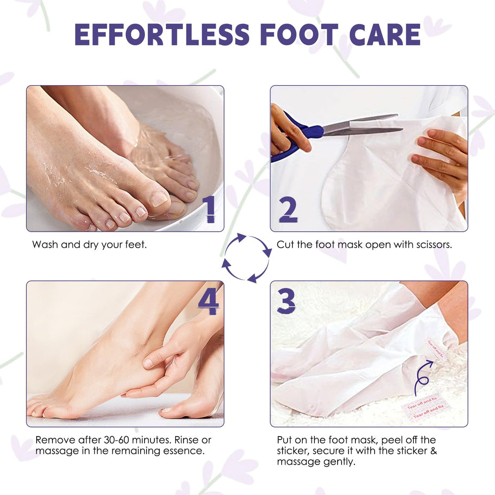 Devyonder before and after feet comparison showing smoother heels advantage
