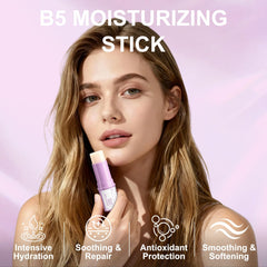 Devyonder stick being applied under eye demonstrating precise, mess-free hydration
