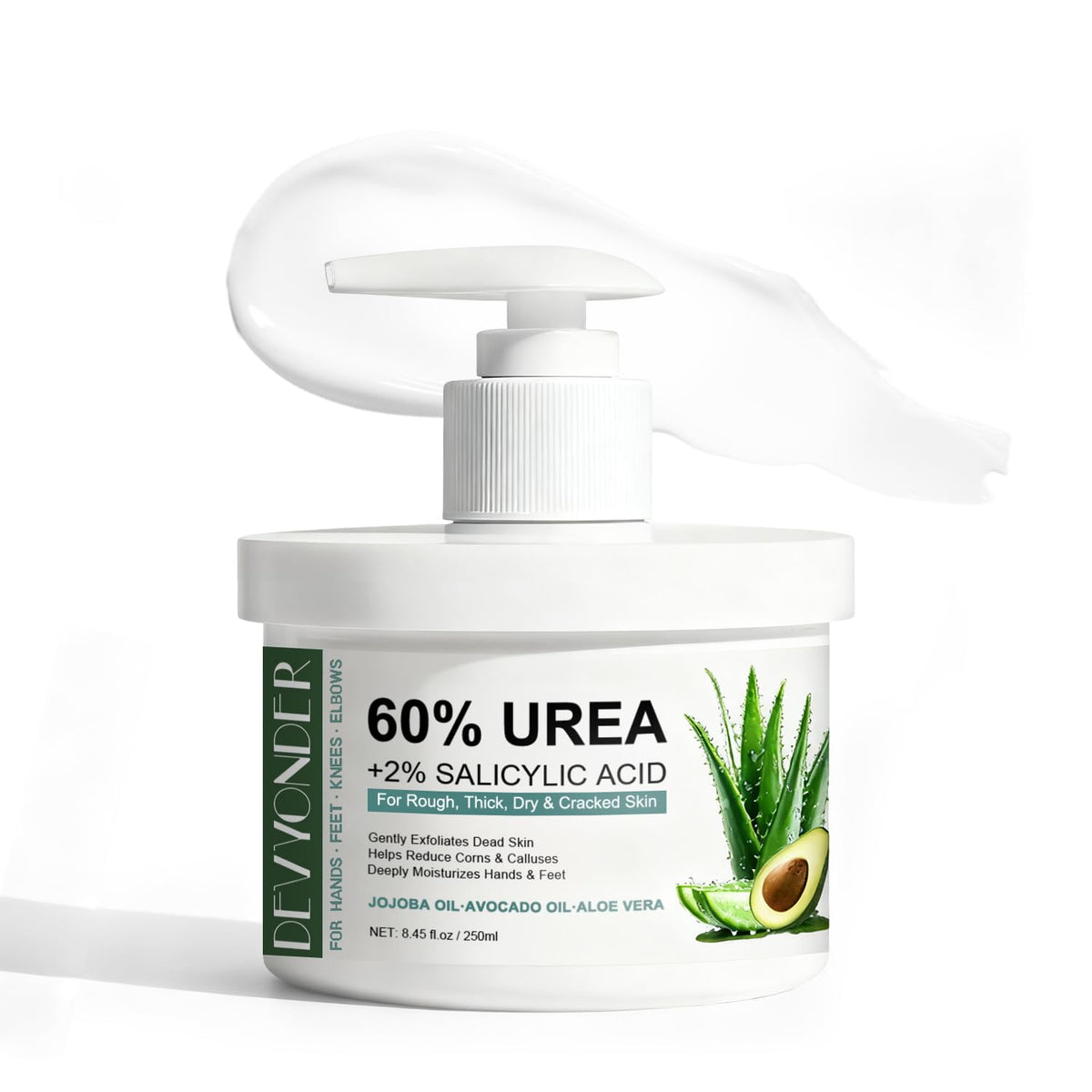 Devyonder tube front packaging showing product and benefits