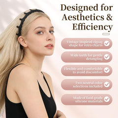 DEWJDFSC headband held in hand to show size and lightweight portability for daily use