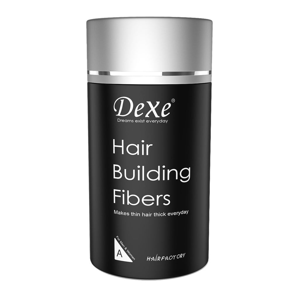 Dexe black front bottle showing compact .77oz size and easy-carry benefit