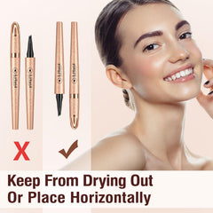 dfjdskl label showing Dark Brown shade for true-to-hair match