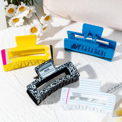 DFuniuxin notebook and composition book clip detail highlighting fun school design