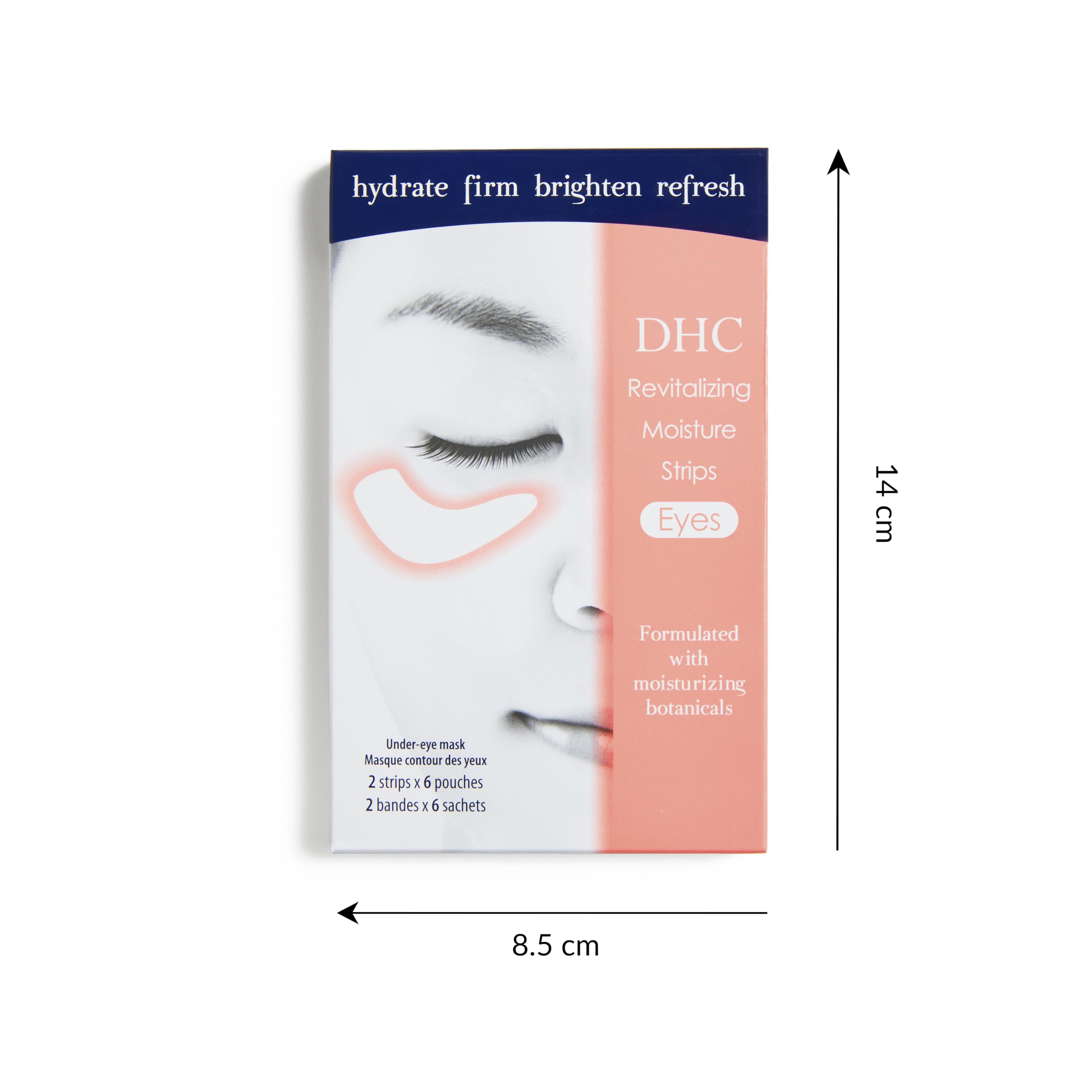 DHC gel packet held in hand showing size for travel-friendly convenience