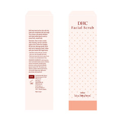 DHC facial scrub apricot granules detail shows natural polishing action