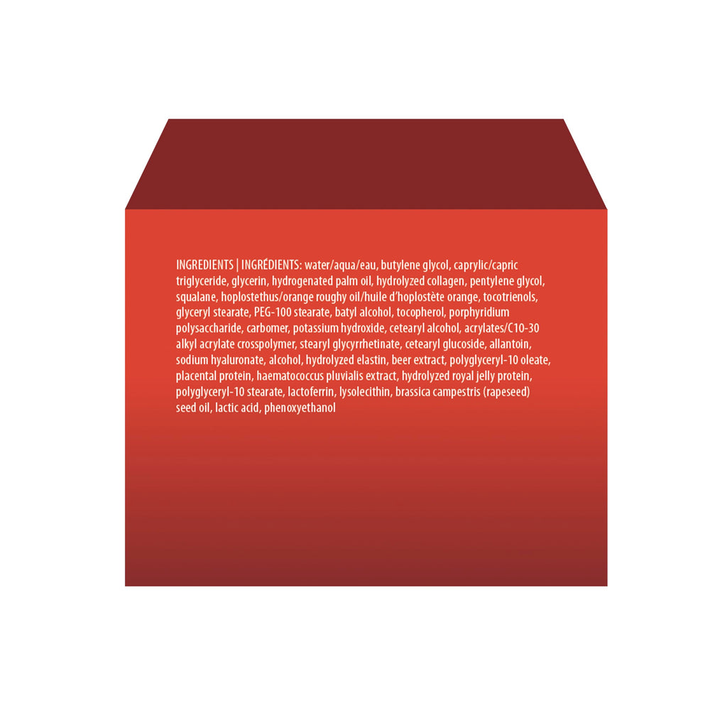 DHC astaxanthin gel ingredients flatlay showing antioxidant-rich benefit