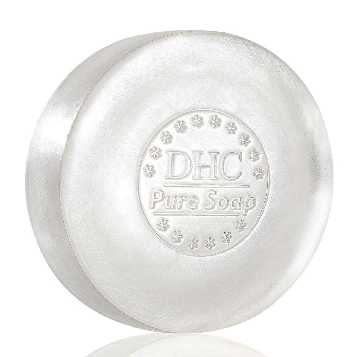 DHC Pure Soap front packaging showing product and clean design benefiting clear skin