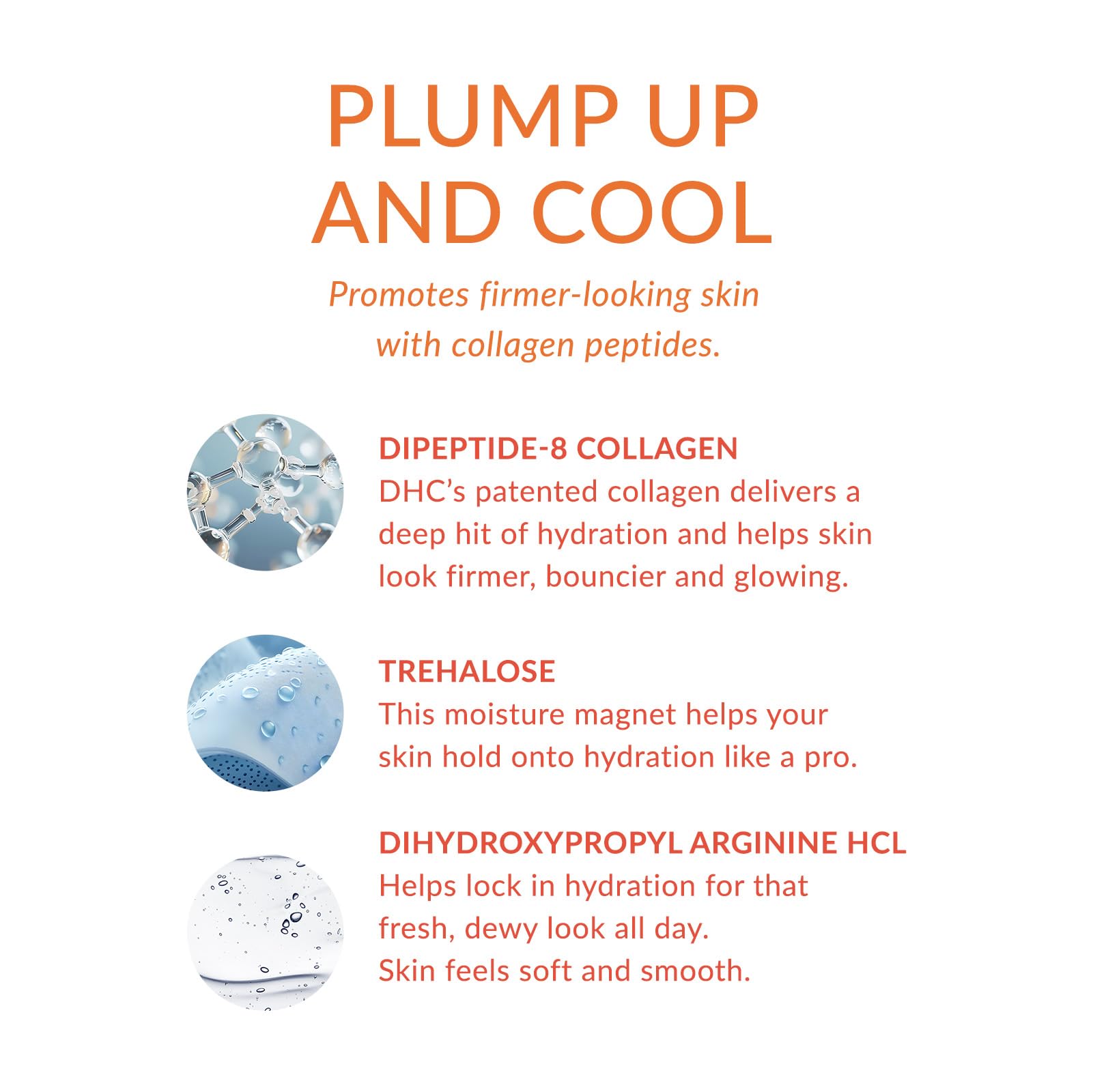 DHC mist held in hand to show scale and portability for on‑the‑go hydration
