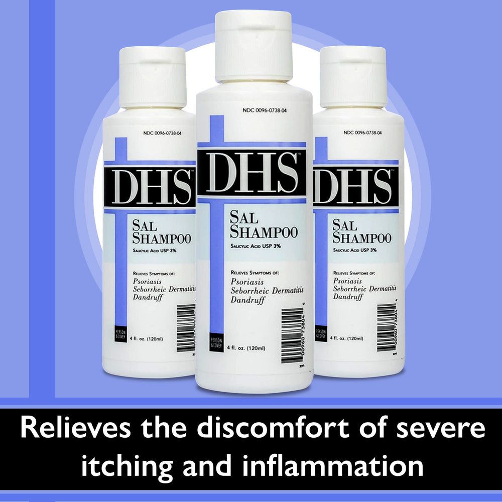 DHS SAL bottle with open cap showing easy dispensing benefit