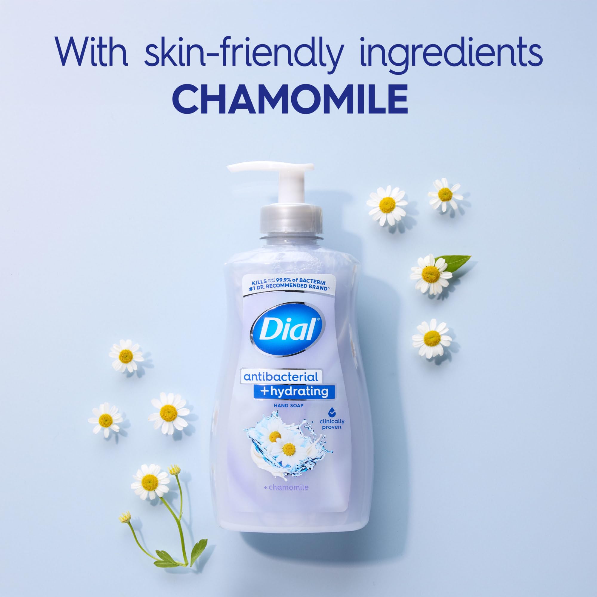 Dial creamy lather texture displayed to highlight hydrating foam