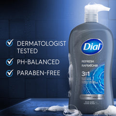 Dial facial lather on hands showing gentle face cleansing benefit