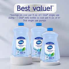 Dial foam texture demonstrating rich lather and easy rinsing