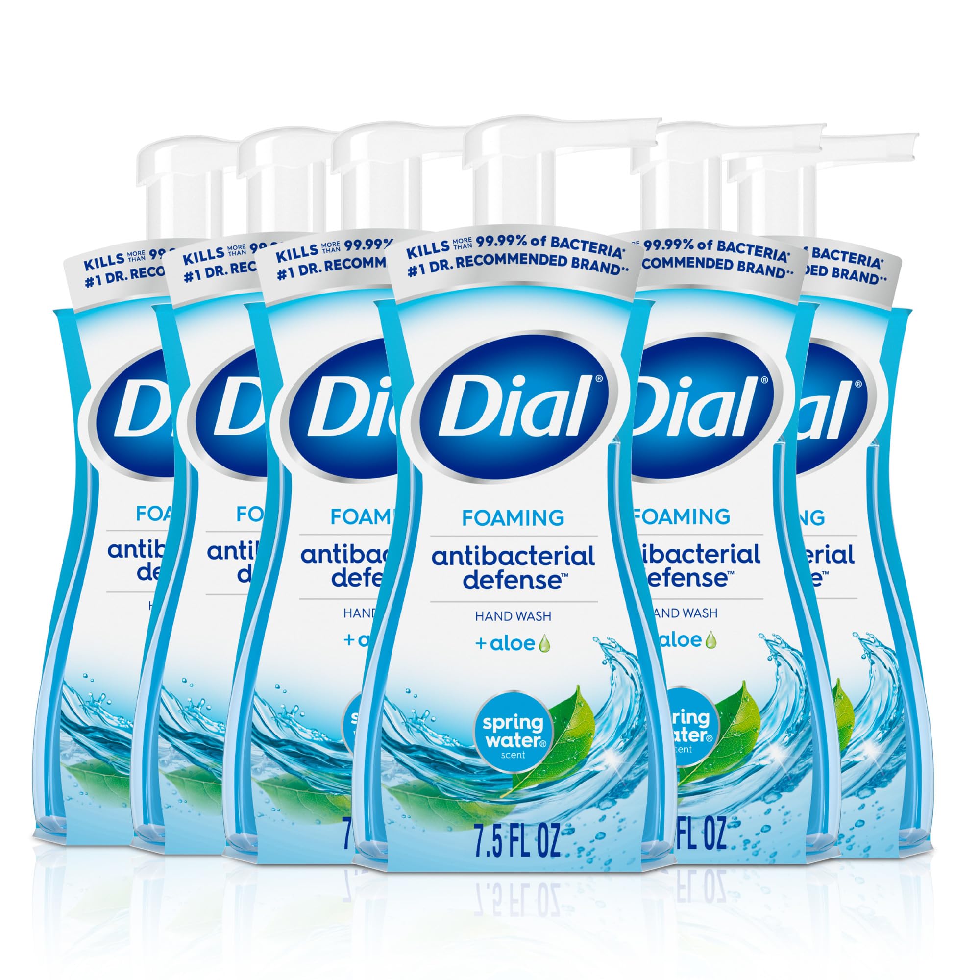 Dial front packaging showing spring water scent and clear benefits