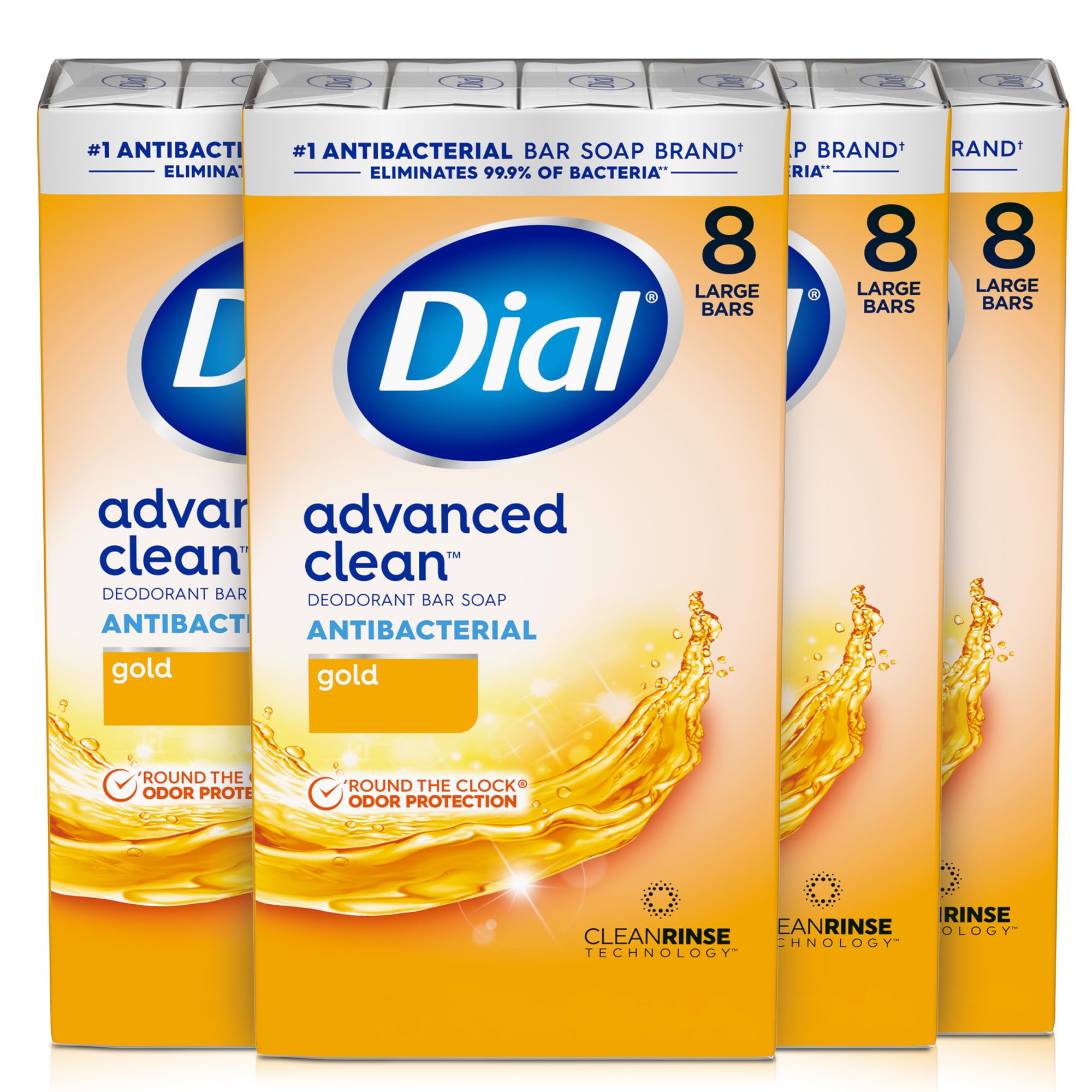Dial Gold front packaging showing 4 oz bar and gold branding for clear storage benefit