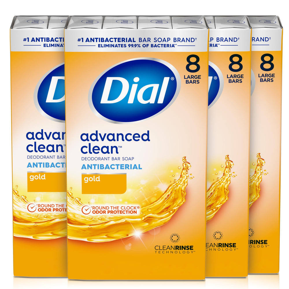 Dial Gold front packaging showing 4 oz bar and gold branding for clear storage benefit