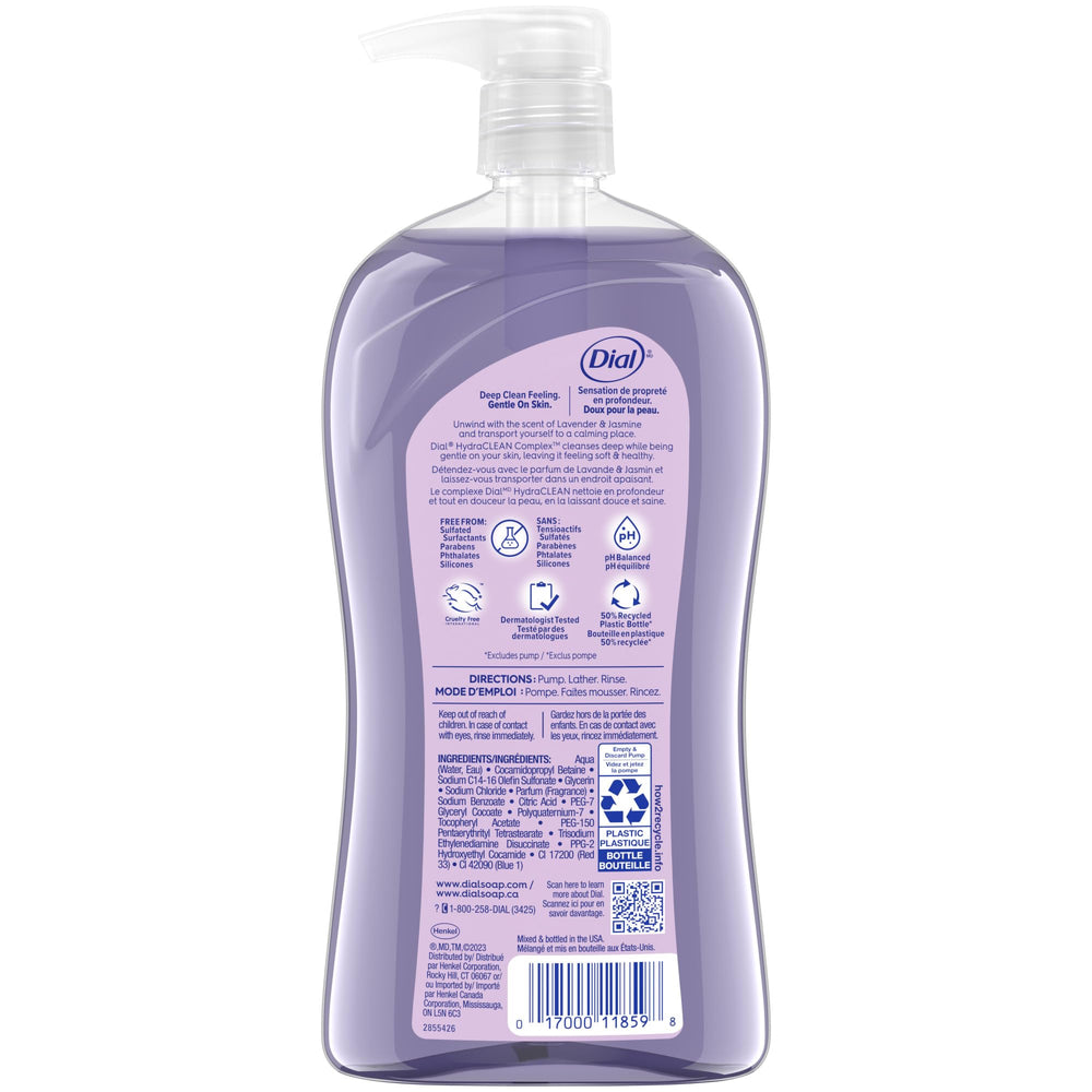 Dial with lavender and jasmine visuals illustrating calming fragrance