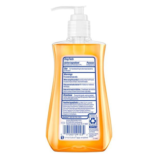 Dial label close-up showing ingredient and benefit information for confident use