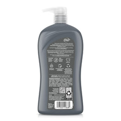 Washing face with Dial men 3-in-1 showing gentle cleansing benefit