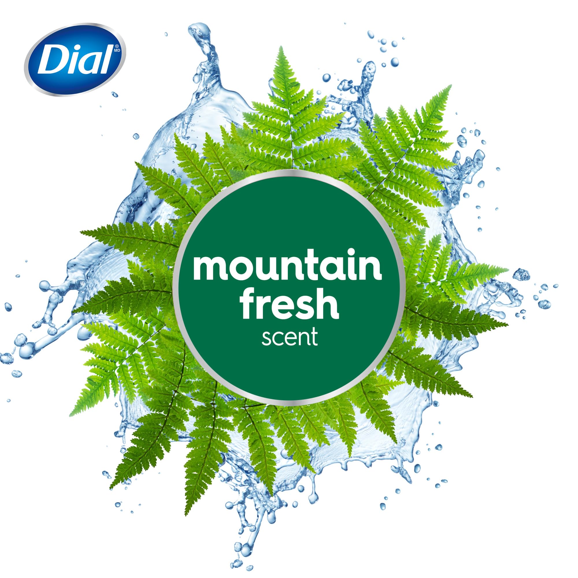 Dial mountain fresh bar in hands demonstrating easy grip and quick suds