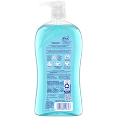 Person using Dial body wash in shower illustrating refreshing, everyday use
