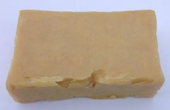 Diamond G turpentine soap texture close-up highlighting resin swirls and firm lathering benefit