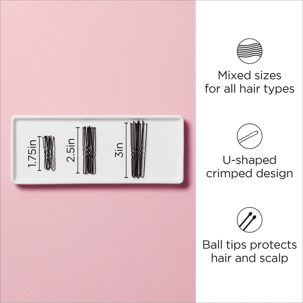 Diane hair pins close crimped texture highlighting stronger grip