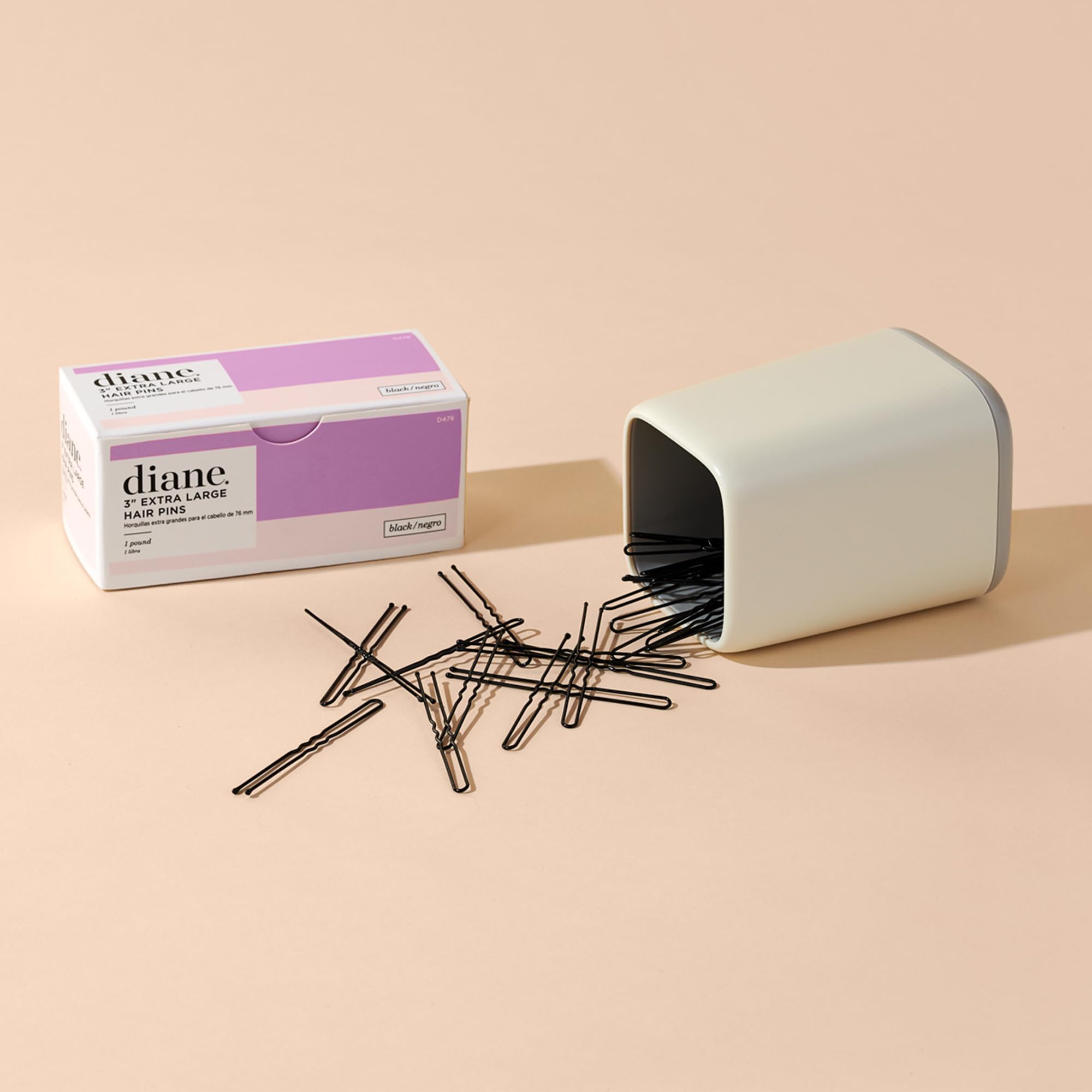 Diane pins in-use securing an elegant updo for long-lasting support
