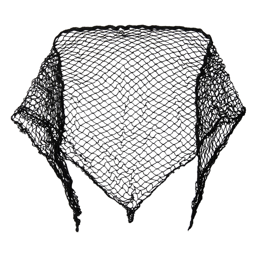 Diane front view of extra-large triangle hair net showing full coverage benefit