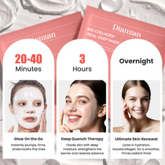Dianzan mask next to ruler scale showing 35g size ideal for full-face coverage