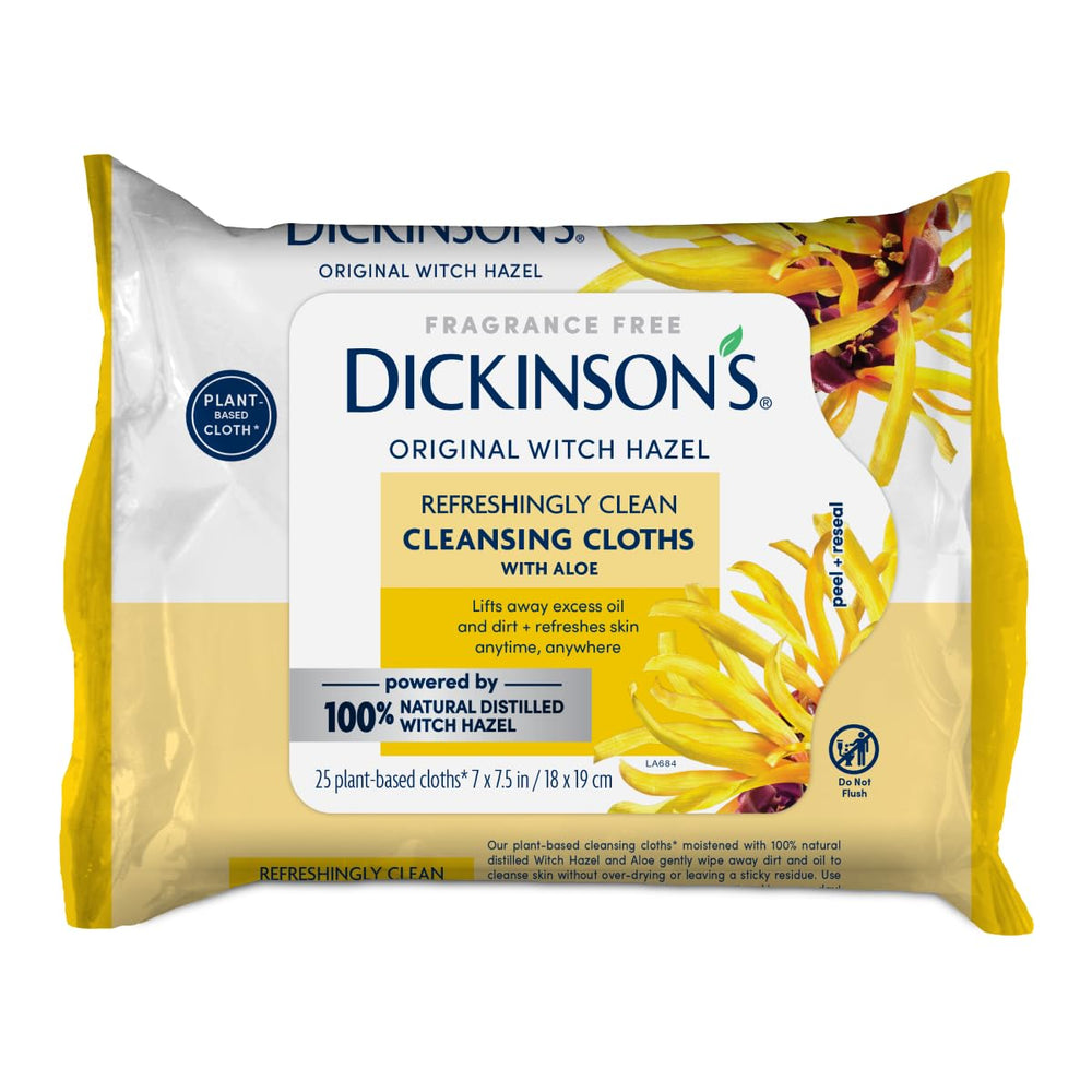 Dickinson's front packaging showing product benefits and count