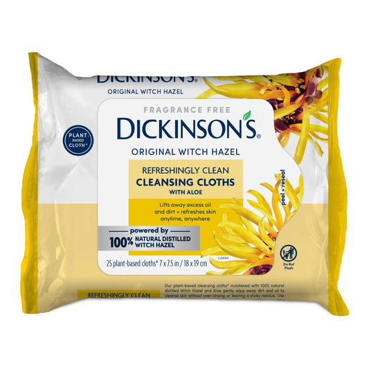 Dickinson's front packaging showing product benefits and count