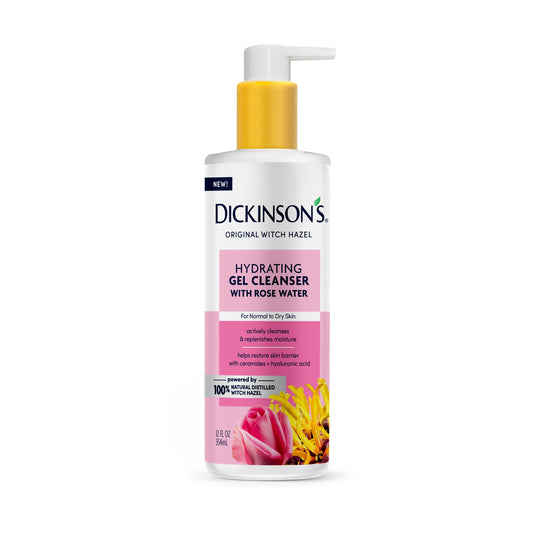 Dickinson's front packaging showing cleanser and hydration benefit