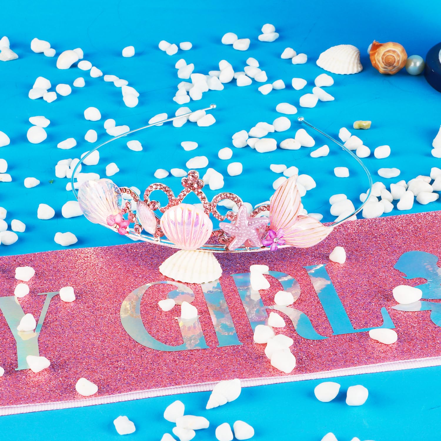 Didder sash close-up showing glitter texture and clear lettering