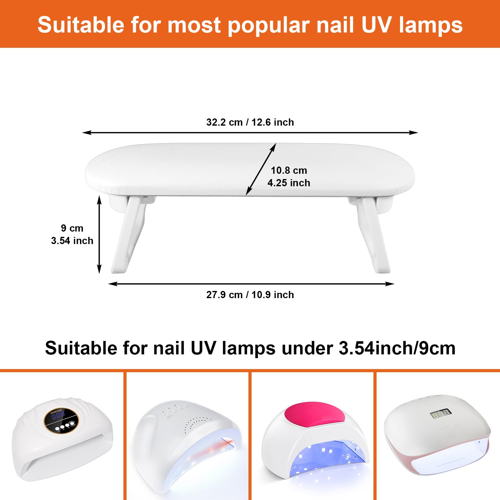 Diesisa PVC manicure mat with hand rest showing easy cleanup benefit