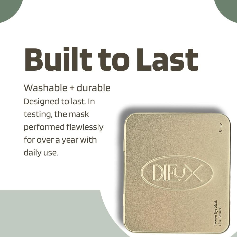 Dieux patches on bathroom counter suggesting sustainable daily routine