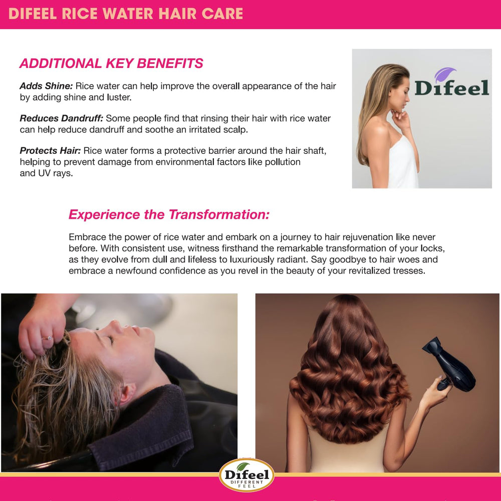 difeel smooth shiny hair after use shows improved softness and reduced breakage